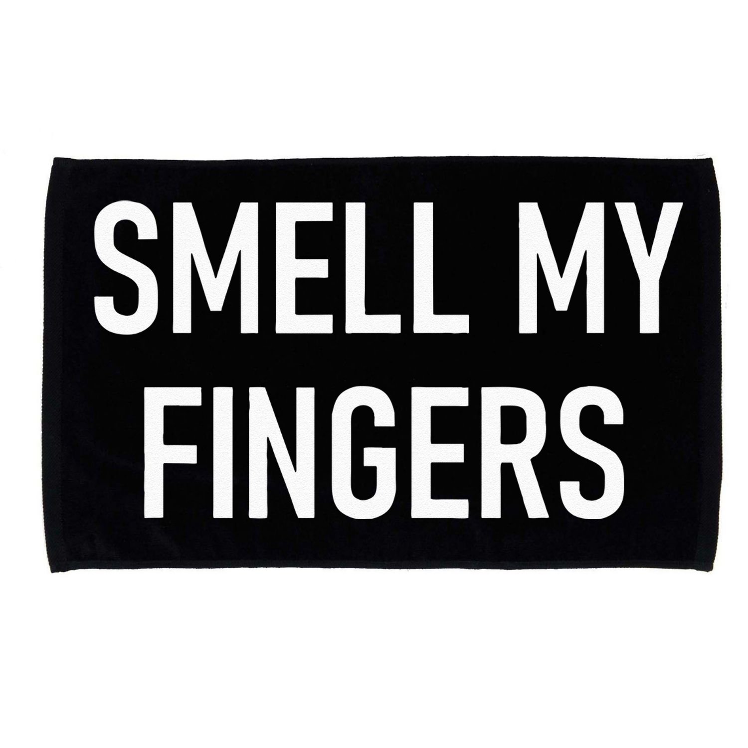 Smell My Fingers Funny Jokes Sarcastic Microfiber Hand Towel