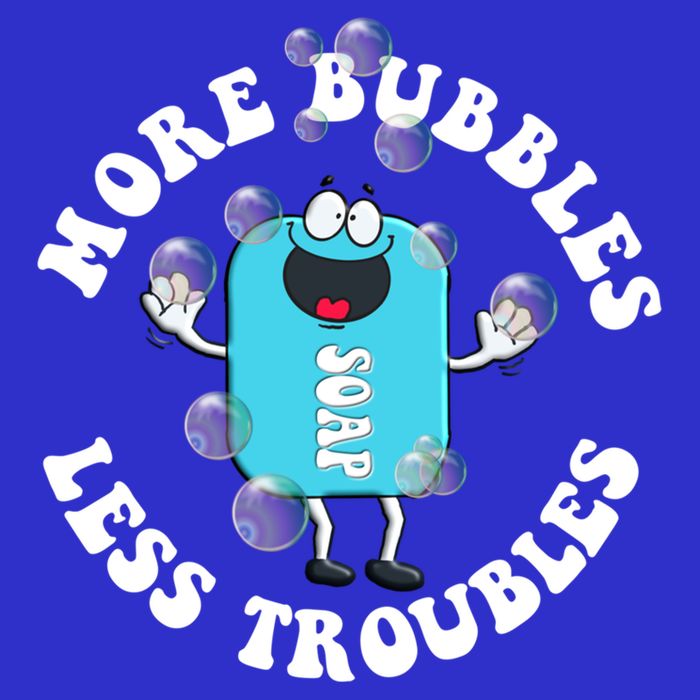 Soap Making Funny More Bubbles Less Troubles Soap Maker Gift Mousepad
