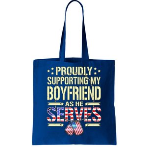 Support My Friend As He Serves Proud Army Friend Gift Tote Bag