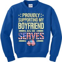 Support My Friend As He Serves Proud Army Friend Gift Kids Sweatshirt