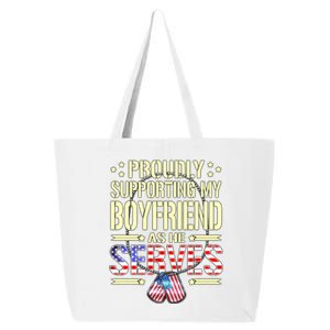 Support My Friend As He Serves Proud Army Friend Gift 25L Jumbo Tote