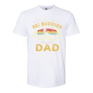 Skiing My Favorite Ski Buddies Call Me Dad Fathers Day Cute Gift Softstyle CVC T-Shirt