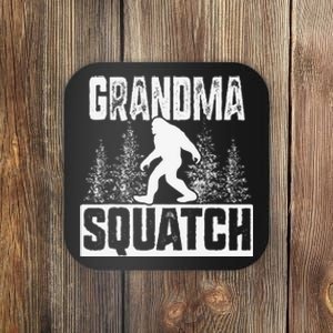 Squatchy Matching Family Bigfoot Grandma Squatch Coaster