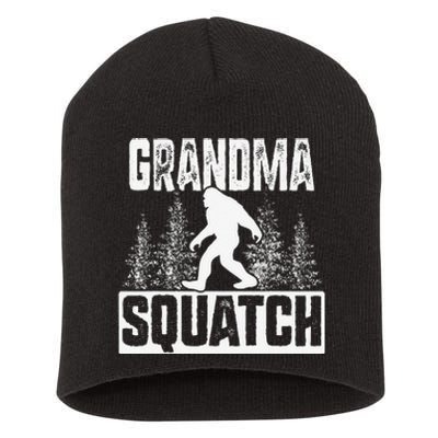 Squatchy Matching Family Bigfoot Grandma Squatch Short Acrylic Beanie