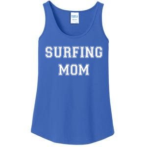 Surfing Mom Funny Surfer Gift Surf Surfing Surfer Mom Gift Ladies Essential Tank