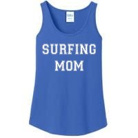 Surfing Mom Funny Surfer Gift Surf Surfing Surfer Mom Gift Ladies Essential Tank