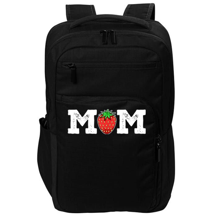 Strawberry Mom Fruit Lover Fruitarian Mother's Day Berry Impact Tech Backpack