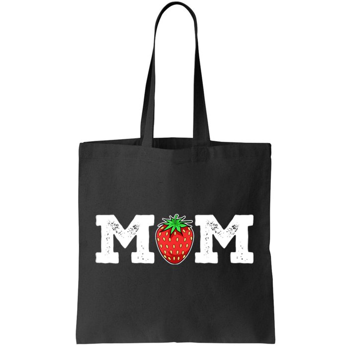 Strawberry Mom Fruit Lover Fruitarian Mother's Day Berry Tote Bag