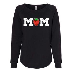 Strawberry Mom Fruit Lover Fruitarian Mother's Day Berry Womens California Wash Sweatshirt