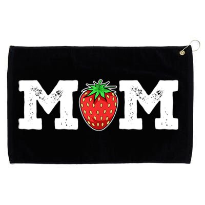 Strawberry Mom Fruit Lover Fruitarian Mother's Day Berry Grommeted Golf Towel