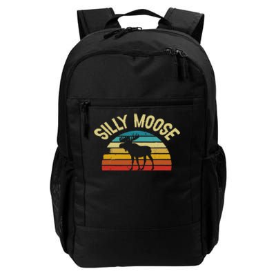 Silly Moose Funny Word Pun Daily Commute Backpack