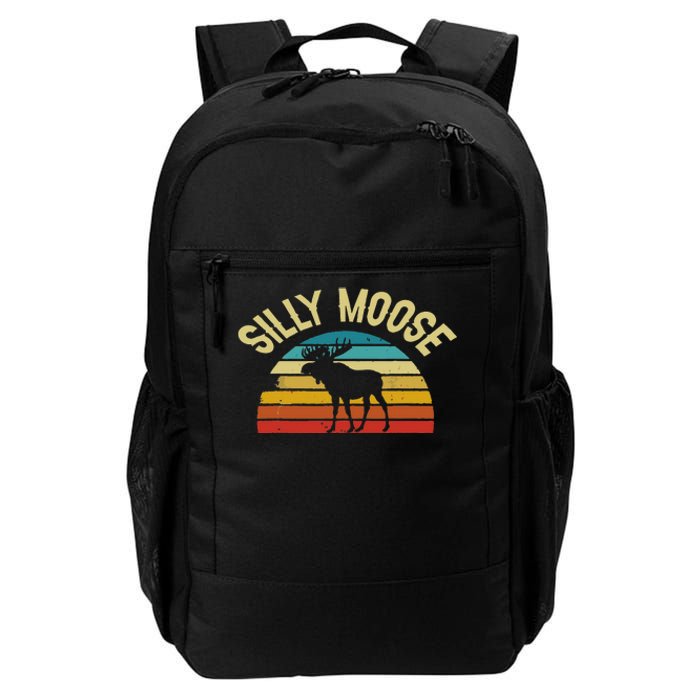 Silly Moose Funny Word Pun Daily Commute Backpack