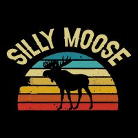 Silly Moose Funny Word Pun Poster