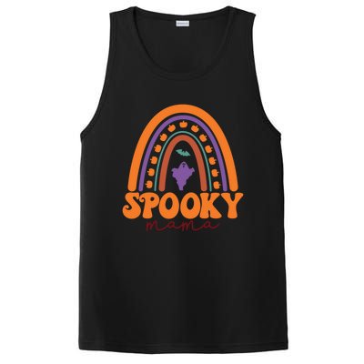 Spooky Mama Funny Halloween Mom Mother Mommy Funny Gift PosiCharge Competitor Tank