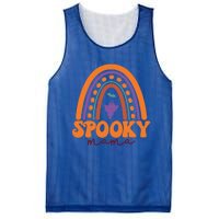 Spooky Mama Funny Halloween Mom Mother Mommy Funny Gift Mesh Reversible Basketball Jersey Tank