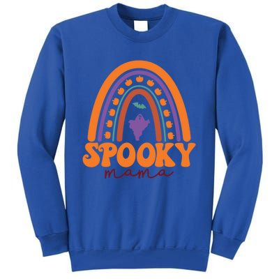 Spooky Mama Funny Halloween Mom Mother Mommy Funny Gift Tall Sweatshirt