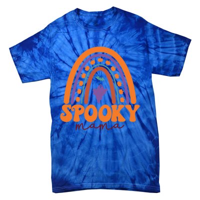 Spooky Mama Funny Halloween Mom Mother Mommy Funny Gift Tie-Dye T-Shirt