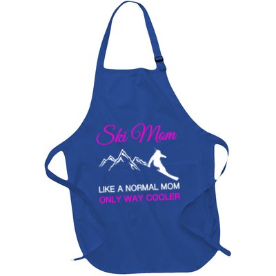 Ski Mom Funny Skiing Mama Mother Winter Sport Lover Gift Great Gift Apron