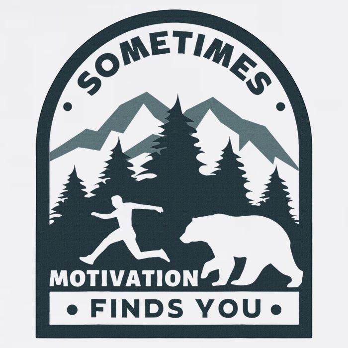 Sometimes Motivation Finds You Funny Running Gym Fi Wool Snapback Cap