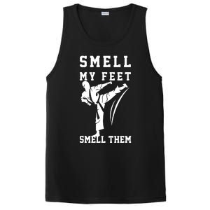 Smell My Feet Funny Taekwondo PosiCharge Competitor Tank