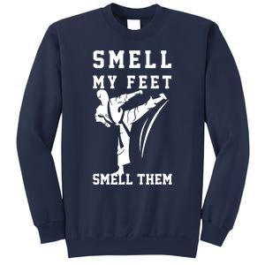 Smell My Feet Funny Taekwondo Sweatshirt