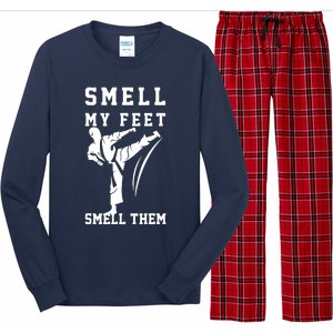 Smell My Feet Funny Taekwondo Long Sleeve Pajama Set