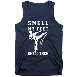 Smell My Feet Funny Taekwondo Tank Top