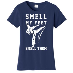 Smell My Feet Funny Taekwondo Women's T-Shirt