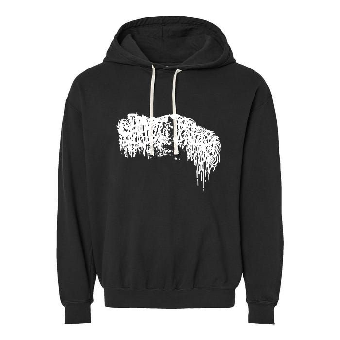 Sick Music For Sick Cunts Garment-Dyed Fleece Hoodie