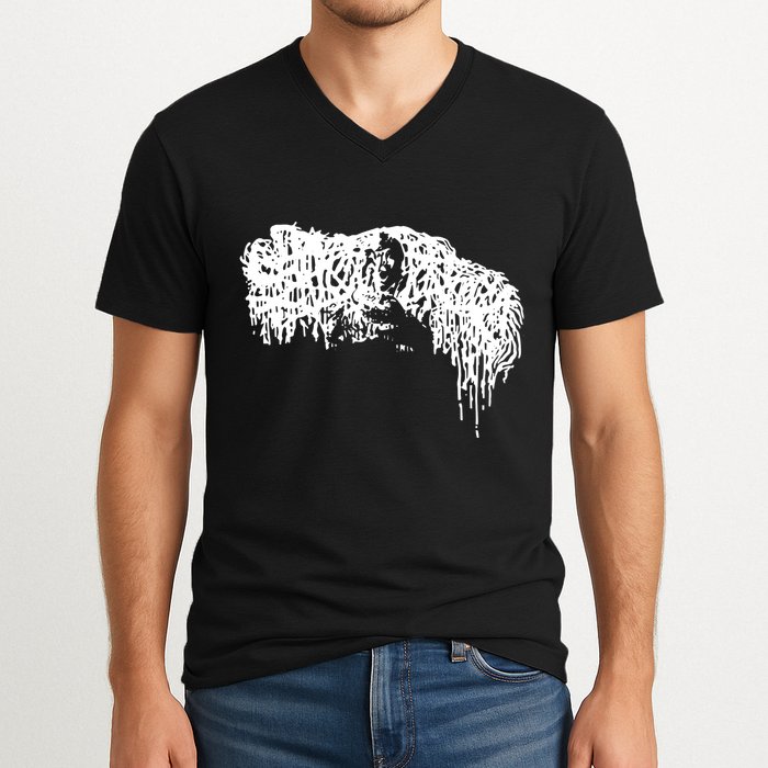 Sick Music For Sick Cunts V-Neck T-Shirt
