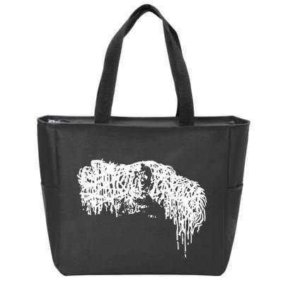 Sick Music For Sick Cunts Zip Tote Bag