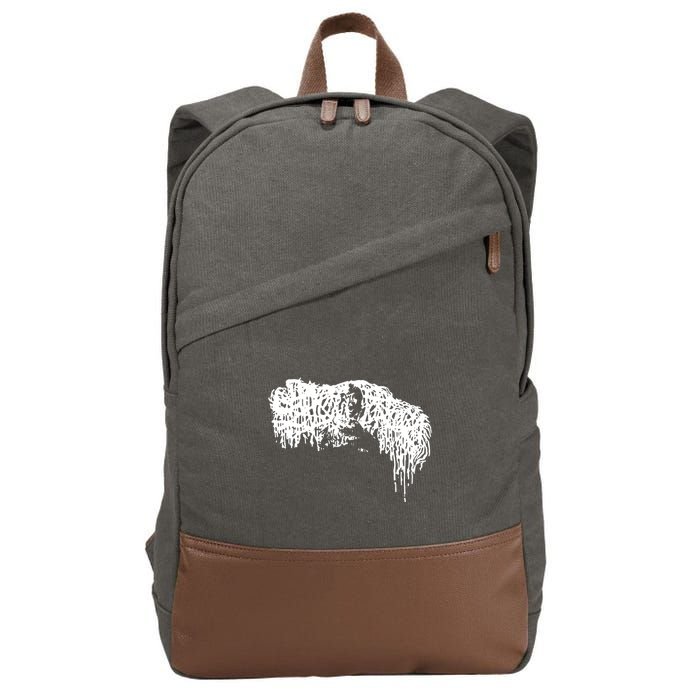 Sick Music For Sick Cunts Cotton Canvas Backpack