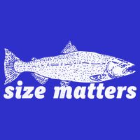Size Matters Funny Fishing Fisher Funny Novelty Funny Gift Button