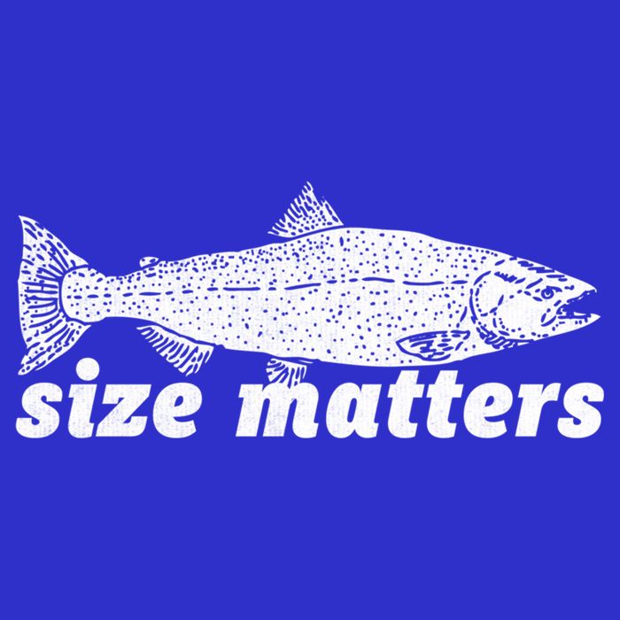 Size Matters Funny Fishing Fisher Funny Novelty Funny Gift Button