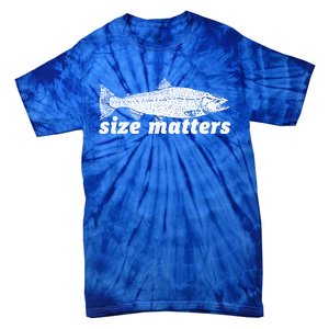 Size Matters Funny Fishing Fisher Funny Novelty Funny Gift Tie-Dye T-Shirt