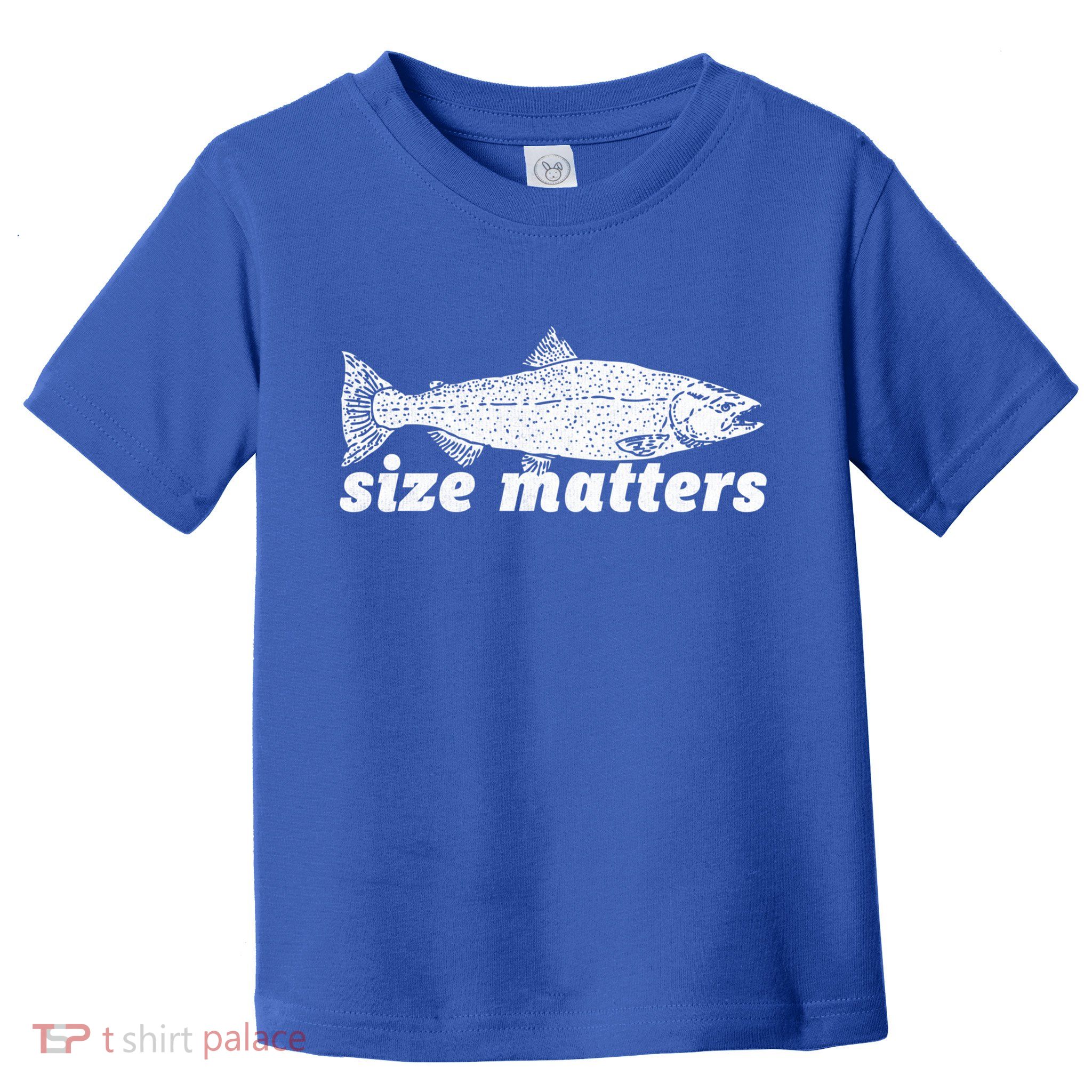 Size Matters Funny Fishing Fisher Funny Novelty Funny Gift Toddler T-Shirt