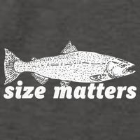 Size Matters Funny Fishing Fisher Funny Novelty Funny Gift Vector Backpack