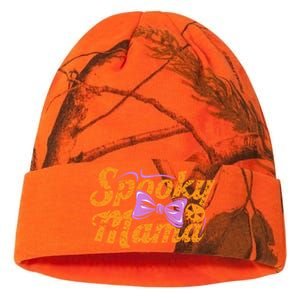 Spooky Mama Funny Mom Halloween Ghost Witch Bat Gift Kati Licensed 12" Camo Beanie