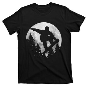 Snowboard Moon Funny Freestyle Snowboarding T-Shirt