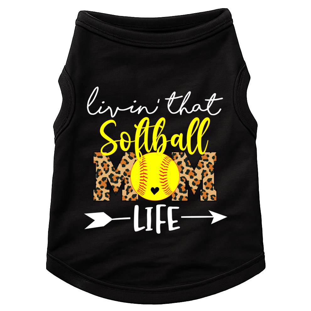 Softball Mom Funny Gift Softball Mom Gear Softball Mom Cute Gift Doggie Tank