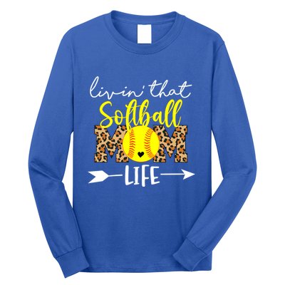 Softball Mom Funny Gift Softball Mom Gear Softball Mom Cute Gift Long Sleeve Shirt