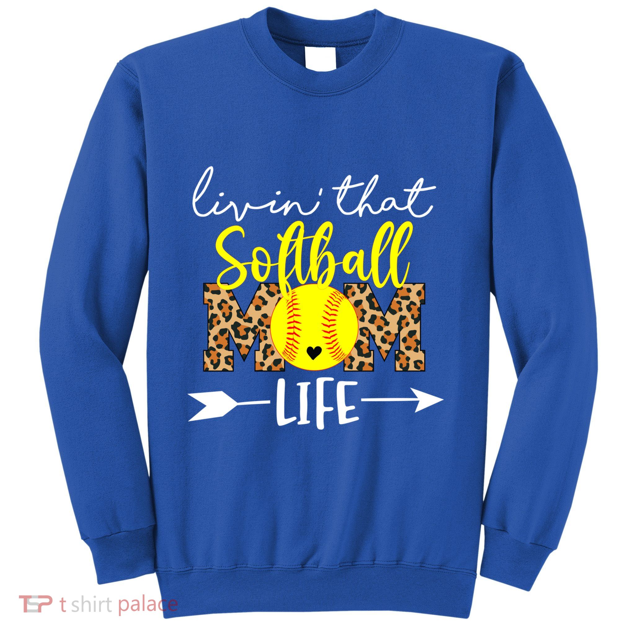 Softball Mom Funny Gift Softball Mom Gear Softball Mom Cute Gift Sweatshirt