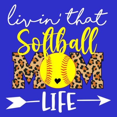 Softball Mom Funny Gift Softball Mom Gear Softball Mom Cute Gift T-Shirt