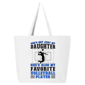 Shes My Favorite Volleyball Player Father Volleyball Dad Gift 25L Jumbo Tote