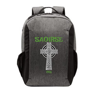 Saoirse Meaning Freedom Irish Republican With Celtic Cross Vector Backpack