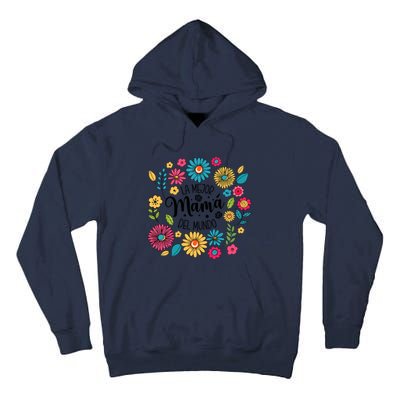 Spanish Mom Floral Flower Family Tall Hoodie