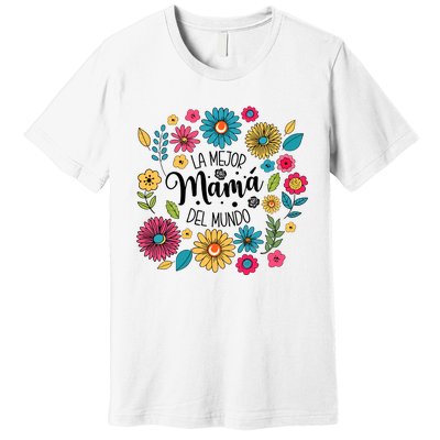 Spanish Mom Floral Flower Family Premium T-Shirt