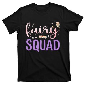 Squad Magical Floral Team Fairy Birthday Whimsical Fairytale T-Shirt