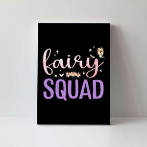 Squad Magical Floral Team Fairy Birthday Whimsical Fairytale Canvas