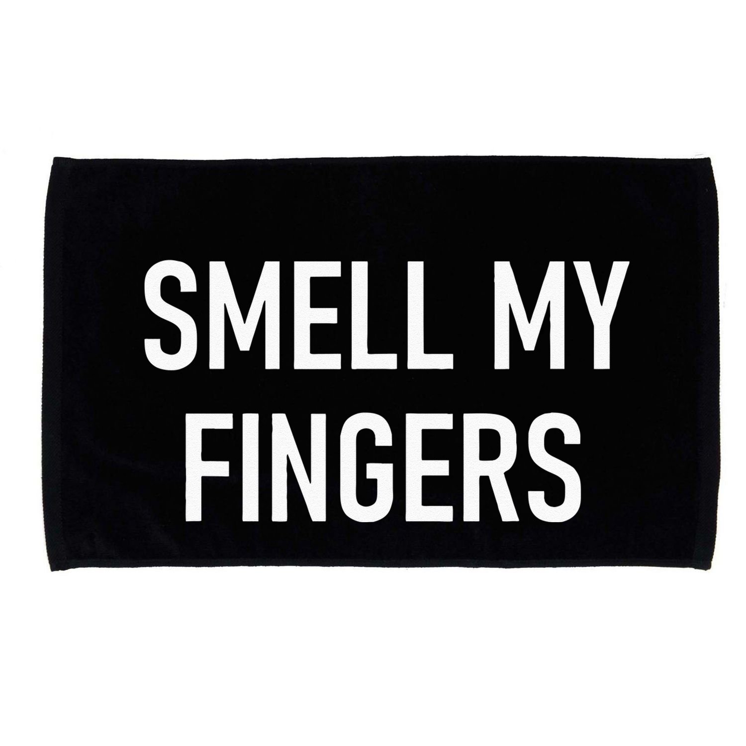 Smell My Fingers Funny Jokes Sarcastic Microfiber Hand Towel